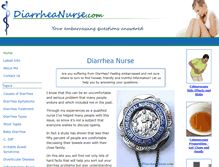 Tablet Screenshot of diarrheanurse.com